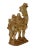 Chinese Clear Crystal Glass Vintage Dusty Finish Camel Figure For Sale - Image 4 of 7
