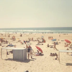 "Sun-Soaked" California Beach Vintage Photo Print