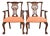 Baker Furniture Chippendale Carved Mahogany Armchairs, Pair For Sale