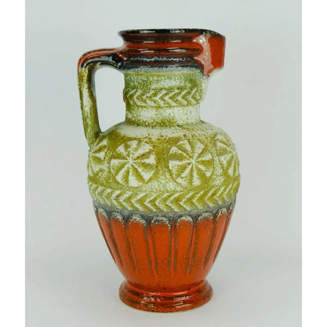 Mid-Century Model 73 30 Vase or Jug with Abstract Decor from Bay Keramik, 1960s For Sale - Image 10 of 10