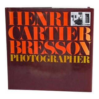 Vintage Art Photography Book, "Henri Cartier-Bresson: Photographer", Foreword by Yves Bonnefoy; Translation by Frances Frenaye For Sale