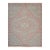 6x9 Lydia Oriental Coral Traditional Medallion Hand Knotted Wool Carpet Rug For Sale