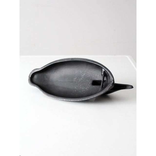 Black Antique Cast Iron Duck Boot Scraper For Sale - Image 8 of 11