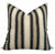 Shoreline Stripe Pillow Cover in Pebble, 20x20 Pillow For Sale - Image 4 of 4