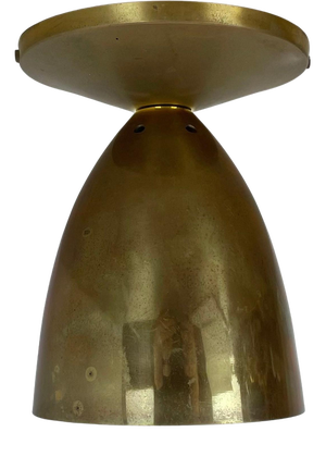 Brass Spot Ceiling Light in the style Gino Sarfatti, Italy, 1950s