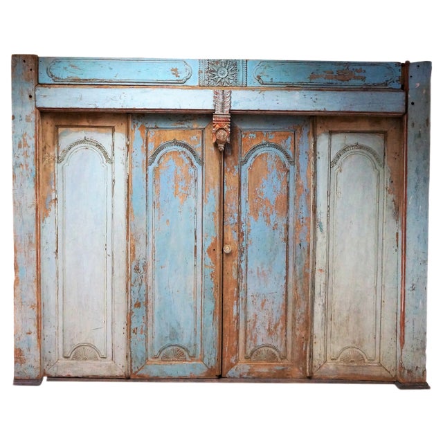 Mid-Century Balinese Carved Doors For Sale