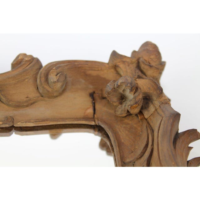 Carved Wooden Frame with Mirror, 1880s For Sale - Image 12 of 17