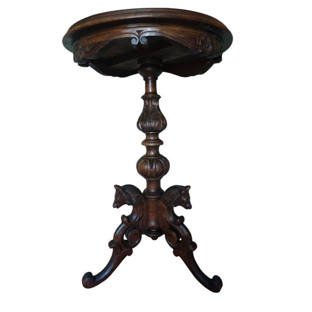 Antique Chess Table, 1900 For Sale - Image 6 of 8