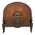 Antique Neoclassical Mahogany Twin Bed Frame With Hand-Painted Classical Medallions & Gilt Decoration For Sale
