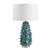 Kenneth Ludwig Chicago Mina Teal Blue Table Lamp For Sale - Image 4 of 7