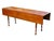 Farmhouse Antique Pumpkin Pine Drop Leaf Harvest Table / Dining Table Long & Narrow For Sale - Image 3 of 12