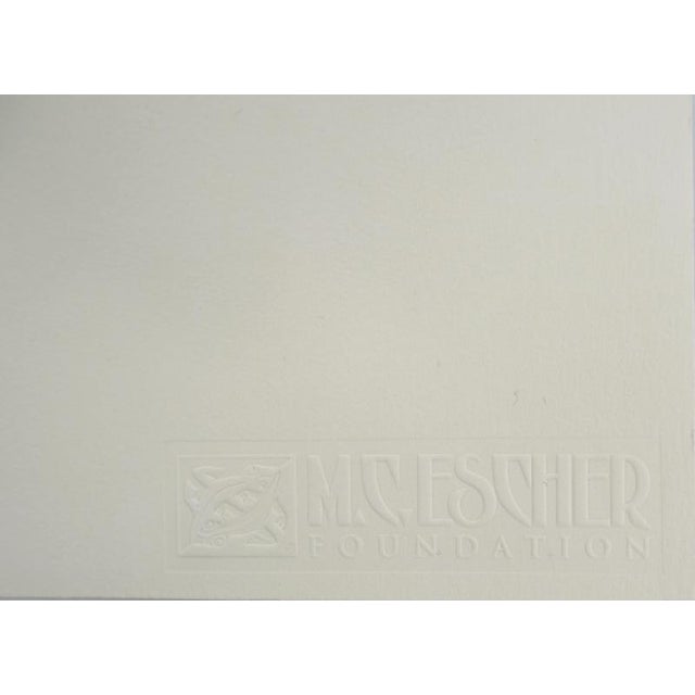 Paper MC Escher, Hand with Reflective Globe, Facsimile of the Original Engraving For Sale - Image 7 of 10