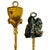1950s English Brass Fireplace Toasting Forks With Spaniels & Heraldic Shield Crest - A Pair For Sale In San Diego - Image 6 of 6