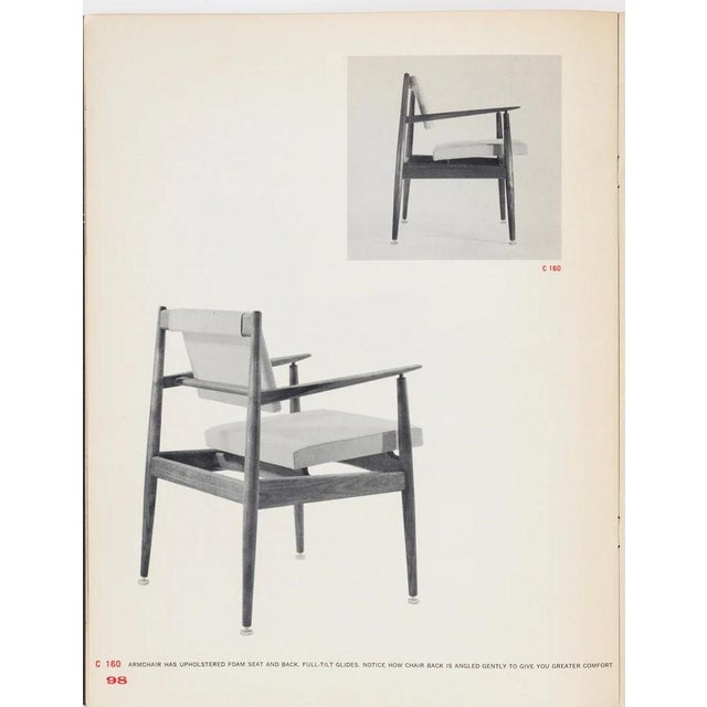 Jens Risom Model C-160 Walnut Armchair For Sale - Image 11 of 11