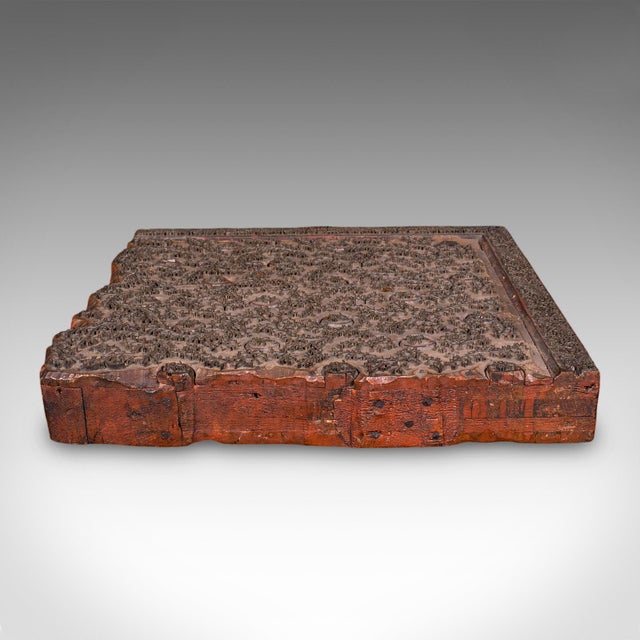 Antique Wallpaper Printing Block, English, Carved Brass, Print Stamp, Victorian For Sale - Image 4 of 12