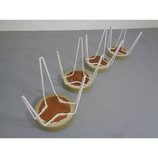 Mid-Century Hairpin Stools, 1960s, Set of 4 For Sale - Image 6 of 15