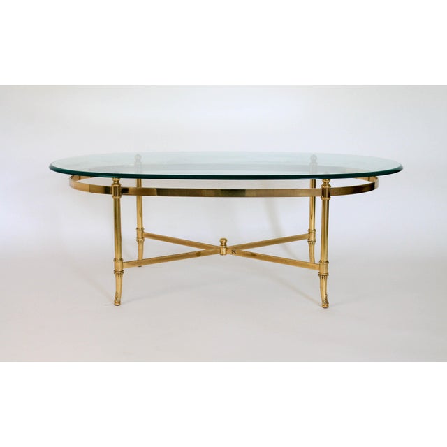 Italian Brass & Glass Coffee Table Chairish