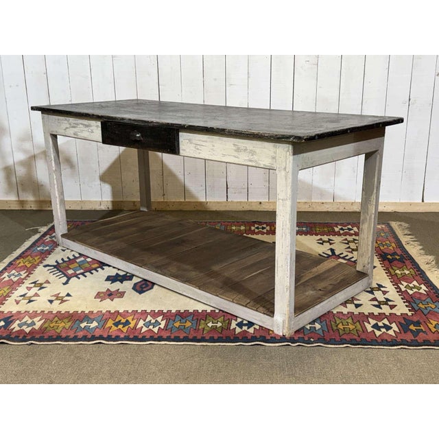 Drapers Table in Fir and Chestnut, 1930s For Sale - Image 6 of 18