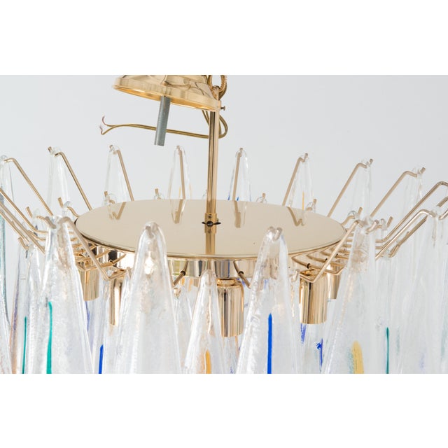 1960s Mid-Century Modern Murano Blown Glass Chandelier For Sale - Image 4 of 13