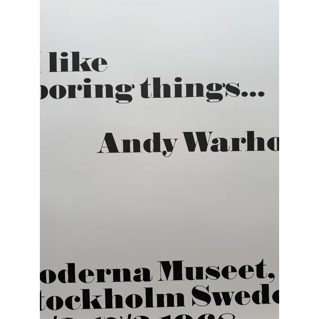 After Andy Warhol, I Like Boring Things, 2015, Print For Sale - Image 4 of 8