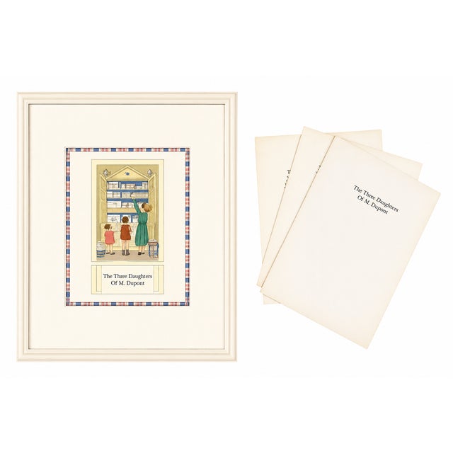 A charming original color book illustration from a beloved children's work by A.A. Milne, featuring the enchanting artwork...
