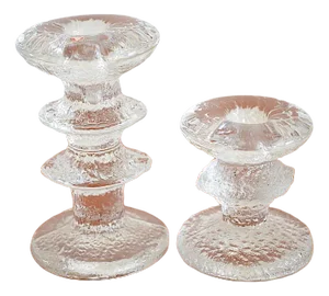 Vintage Candeholders by Timo Sarpaneva for Iittala, Set of 2