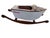 Vintage Folk Art Speedboat Mahogany Runabout Boat Rocking Horse Chris Craft Style For Sale - Image 14 of 18