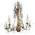 18th Century Italian Giltwood and Crystal Chandelier For Sale