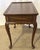 1980s 1981 Ethan Allen Georgian Court Queen Anne Cherry Tea Table With Pull Out Trays For Sale - Image 5 of 7