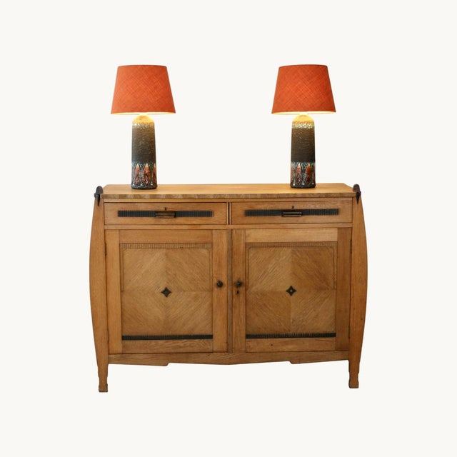 1960s Large Vintage Swedish Ceramic Lamps from Tilgmans Company, 1960s, Set of 2 For Sale - Image 5 of 6