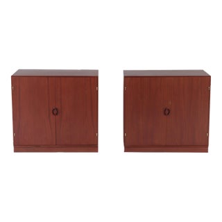 1950s John Stuart Danish Modern Cabinets - a Pair For Sale