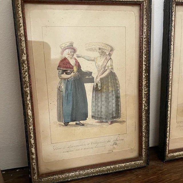 Professions Regions of the Netherland, 1800s, Set of 3 For Sale - Image 7 of 10