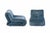 This rare pair of “Pagrù” lounge armchairs, designed in the 1970s by Claudio Vagnoni, represents one of the most...