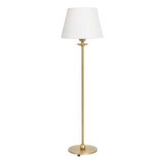 Medium Raw Brass Table Lamp from Konsthantverk For Sale