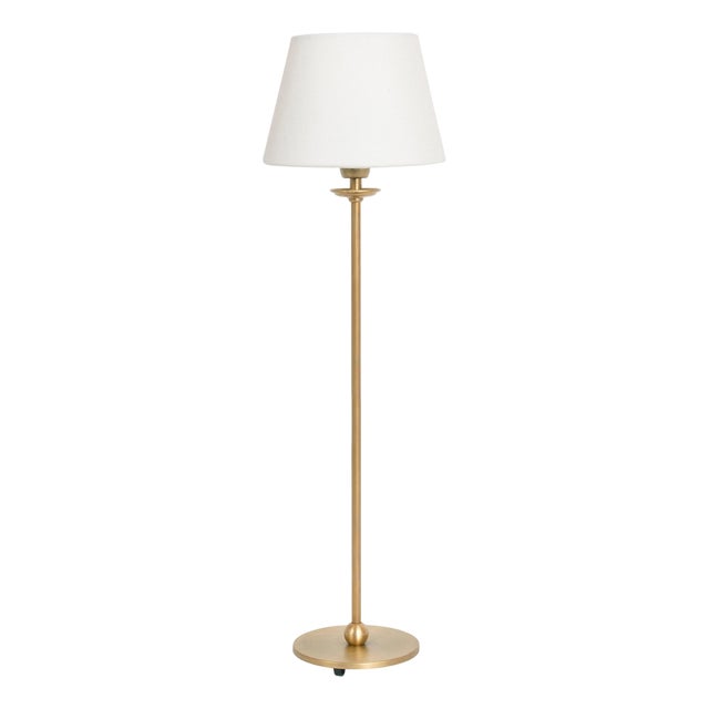 Medium Raw Brass Table Lamp from Konsthantverk For Sale