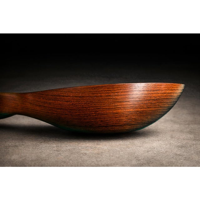 Wood 1960s Decorative Spoon in Rosewood, Jac Art For Sale - Image 7 of 9