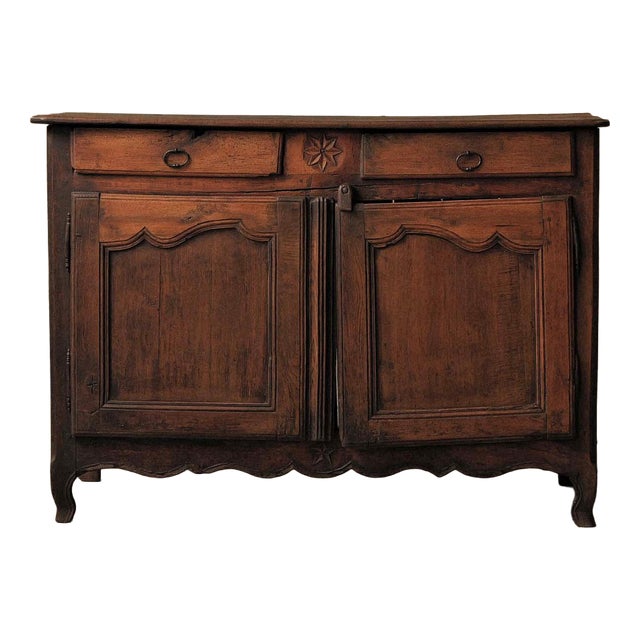 Antique French Provincial Oak Buffet, 1800s For Sale