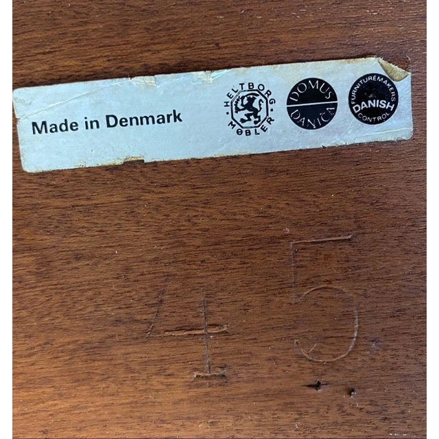 Mid-Century Modern 1960s Rud Thygesen Square Rosewood Side Table for Heltborg Møbler For Sale - Image 3 of 11