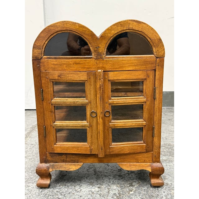Design Plus Gallery presents a Vintage Counter Display Cabinet. This cabinet is made from Indian wood and has a double-...