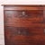 Late 18th Century English elm chest of drawers, lovely patina. 1950 This piece is designed in the style of the selected...