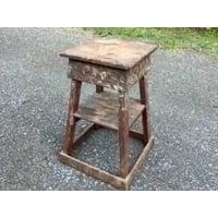 Nice Wood Sculpting Stand. Shows years of use and wear! Probably from a Philadelphia Art Department. Still very sturdy and...