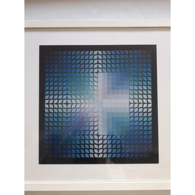 Victor Vasarely, Op Art Poster, 1972, Pigment Print For Sale - Image 3 of 8