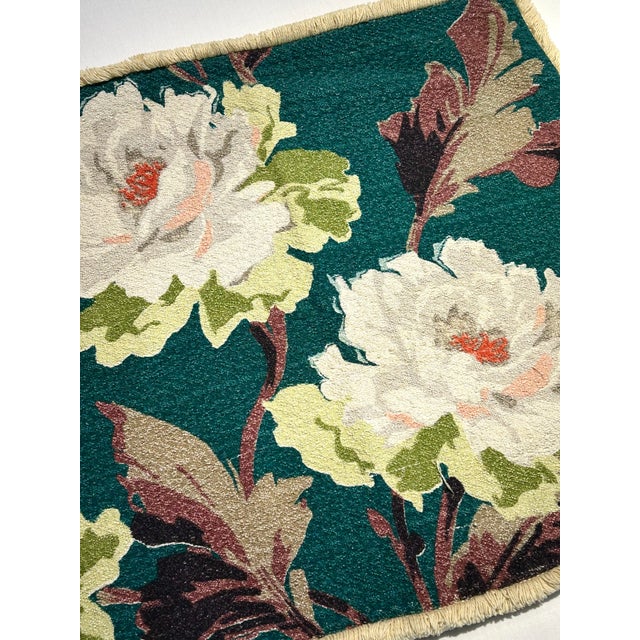 Traditional Vintage Floral Pillow Cover For Sale - Image 3 of 4