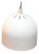 Mid-Century German Space Age White Pendant Lamp from Staff Leuchten For Sale