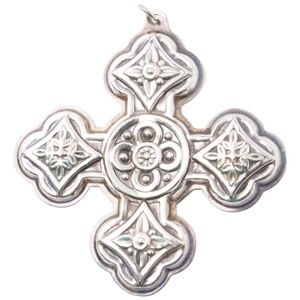 1971 Reed & Barton Christmas Cross Ornament