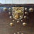 Brown Antique Dutch Chest with Applied Brass Decoration and Key, 1700s For Sale - Image 8 of 11