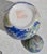 Blue Antique Qing Dynasty Famille Rose Blue Glaze For Sale - Image 8 of 11