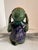 Ceramic Hear No Evil Monkey Majolica Style Ceramic Sculpture For Sale - Image 7 of 8