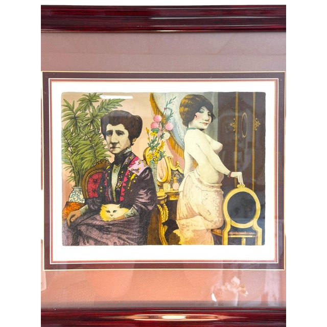 Figurative 1980s Charles Briggs "Bad Girls" Art For Sale - Image 3 of 6