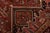 Heriz Rug 7’10” X 10’6” Red Wool Vintage Tribal Hand-Knotted Oriental Carpet For Sale - Image 10 of 15